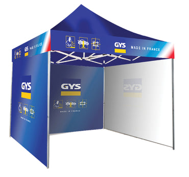 Barnum GYS 3 x 3m - avec 3 baches latérales - 098022 GYS