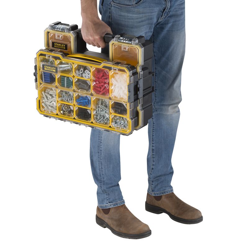 Organiseurs Étanches Fatmax ORGANISEUR ÉTANCHE 14 COMPARTIMENTS AMOVIBLES - FATMAx Stanley FMST1-75779