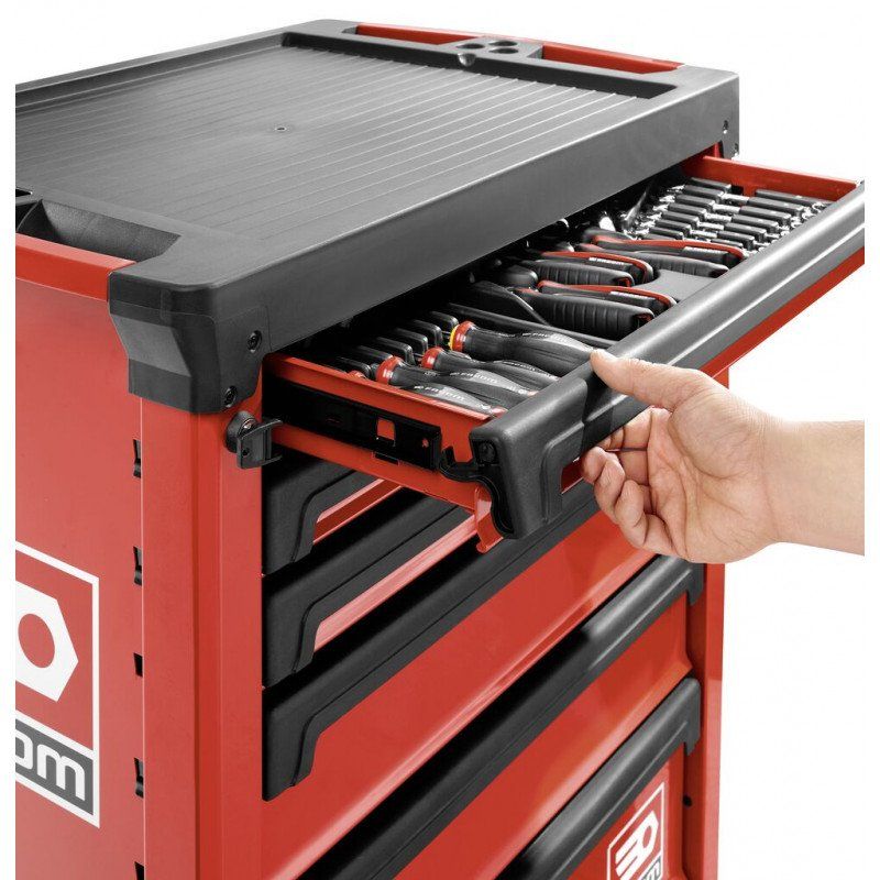 Servante rouge 6 tiroirs ROLL.6M3APF Facom