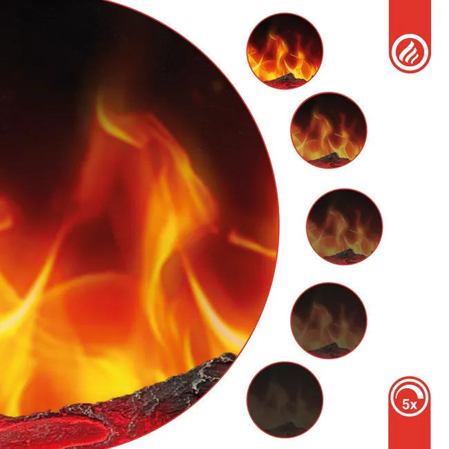 Cheminée Électrique avec Tuyau - Poêle avec Chauffage