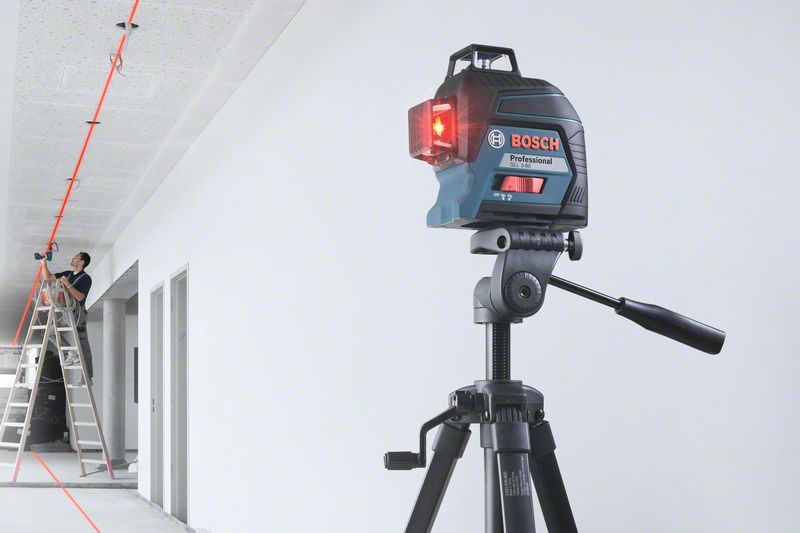 Laser 3 lignes GLL 3-80 Professional + trépied BT 150 Bosch 06159940KD