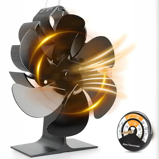 Ventilateur de Poêle à Bois à 6 Pales