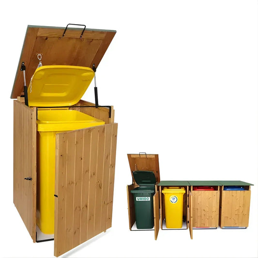 Cache Poubelle en Bois