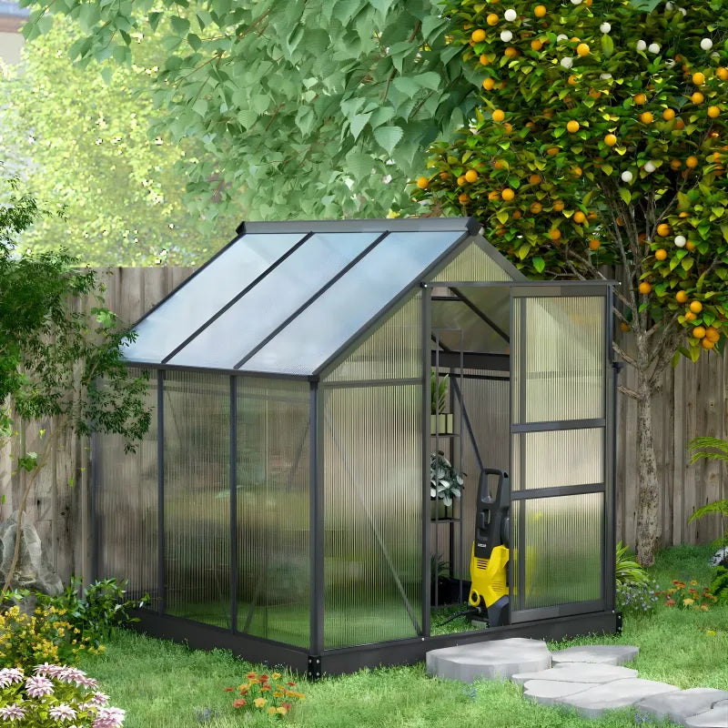 Serre de jardin polycarbonate alu
