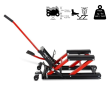Élévateur de moto ciseaux ConStands Mid-lift L pour Chopper 680 kg - Rouge