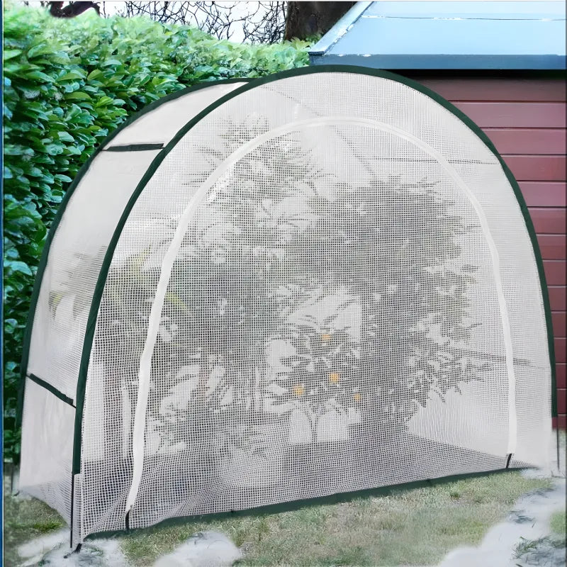 Serre d'hivernage demi lune 200 x 80 x 170 cm