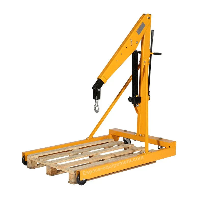 Grue d'atelier pour palettes européennes - Capacité 1 tonne