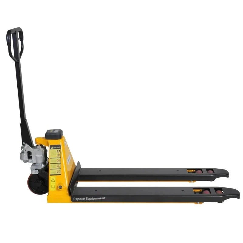 Transpalette peseur haute précision 0,1 % à piles